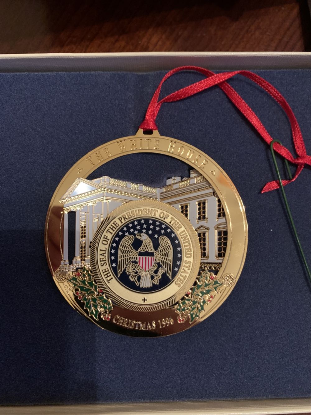 White House 1996 Ornament  - White House Christmas Ornaments (13th President, Millard Fillmore) ornament collectible - Main Image 2