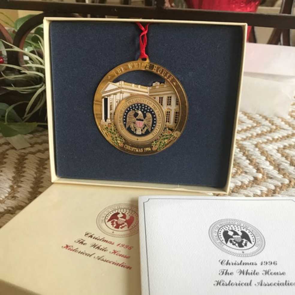 White House 1996 Ornament  - White House Christmas Ornaments (13th President, Millard Fillmore) ornament collectible - Main Image 3