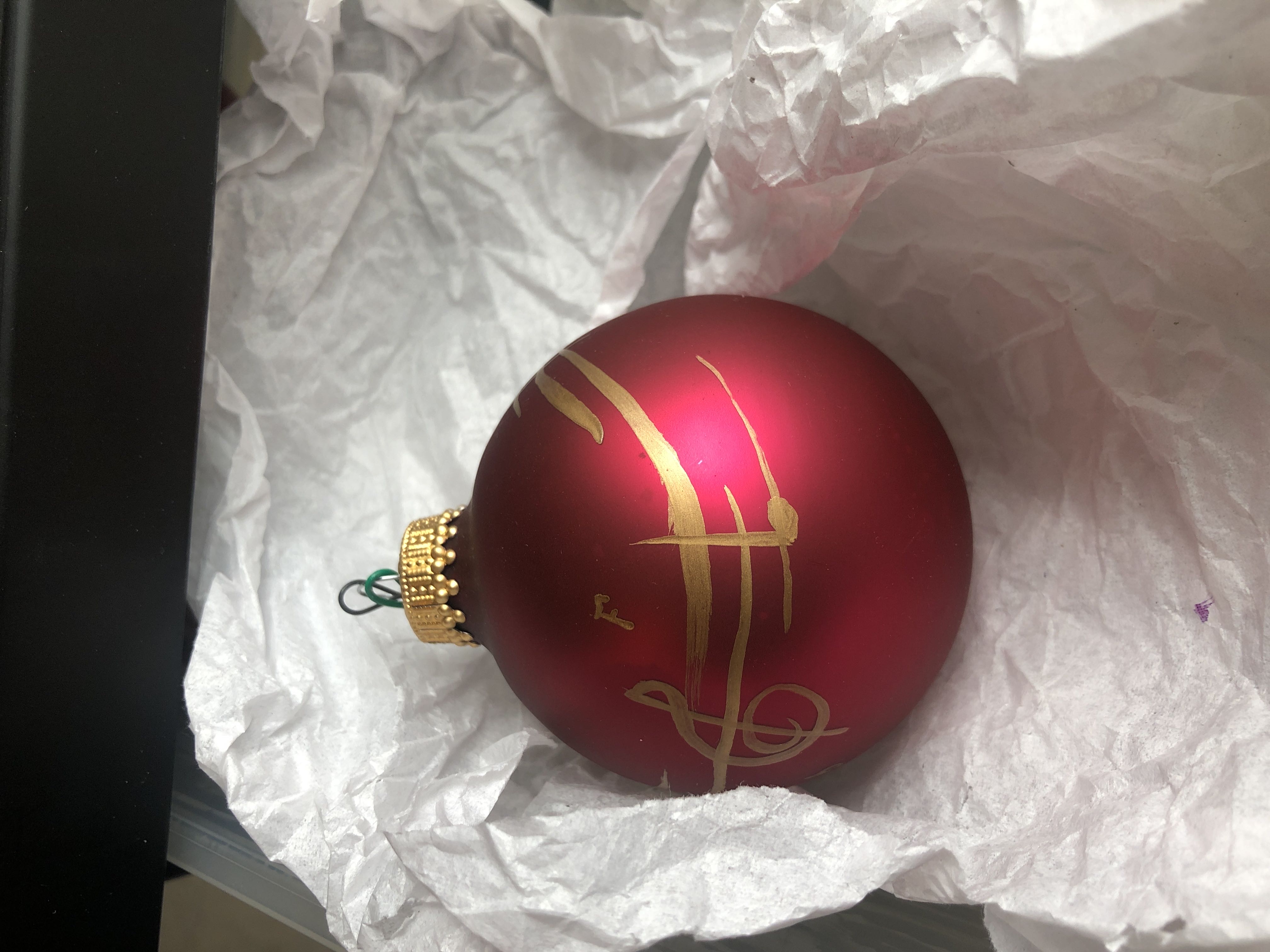 Angel With Black Wire Wings