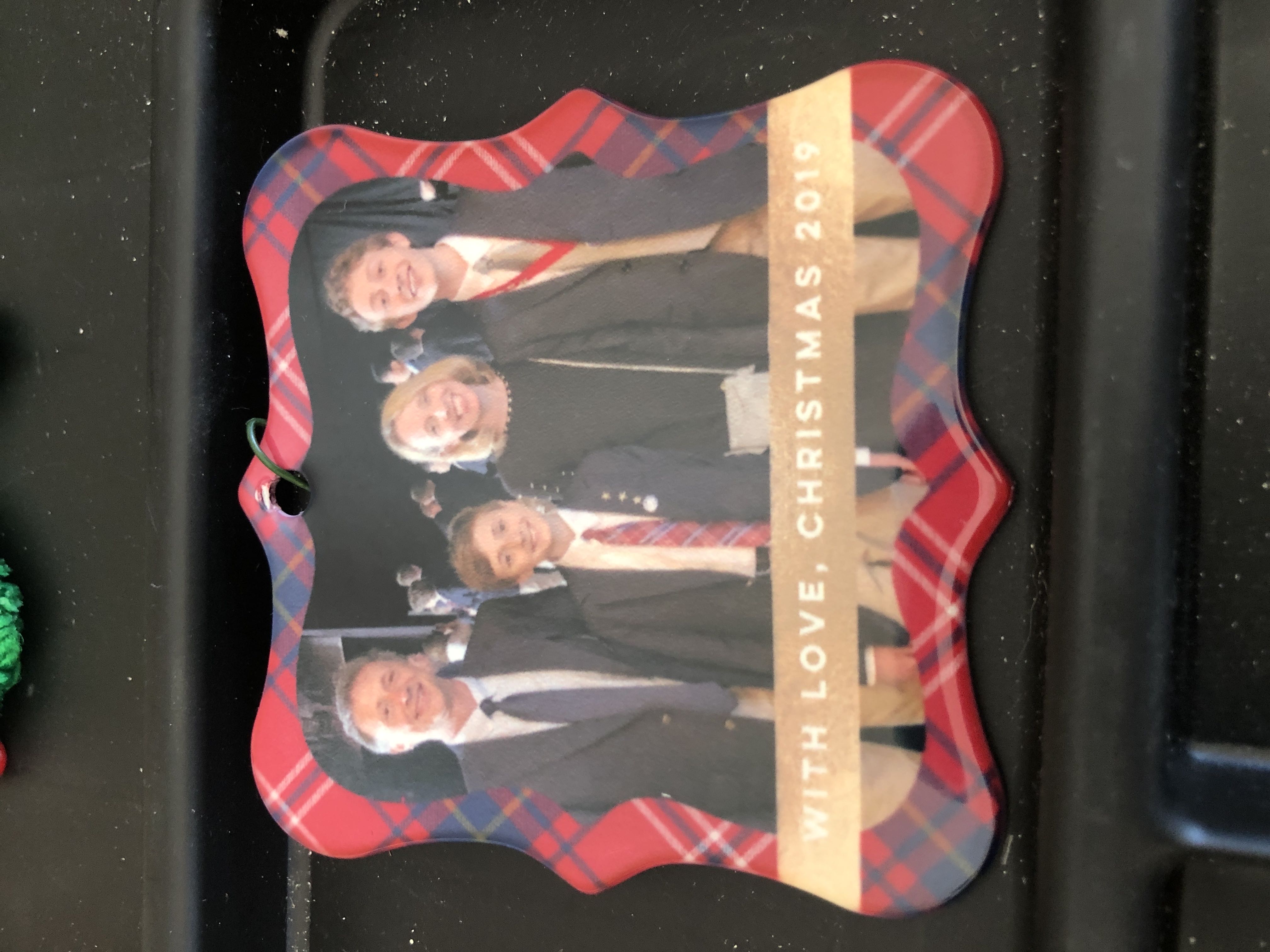 CA Khokhloma Gold Ball with Red Berries & Green Leaves