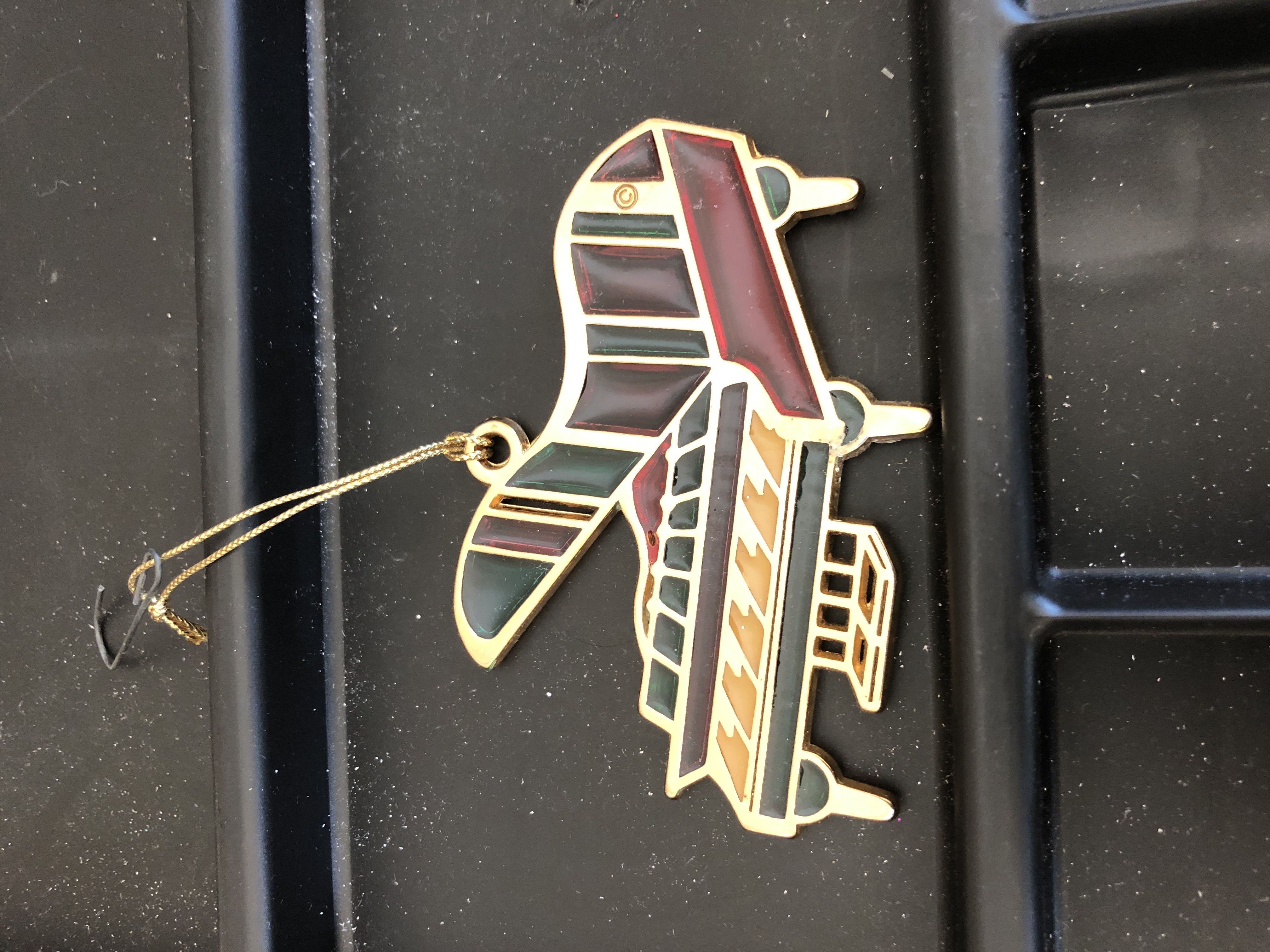 Stained glass Piano  ornament collectible - Main Image 1