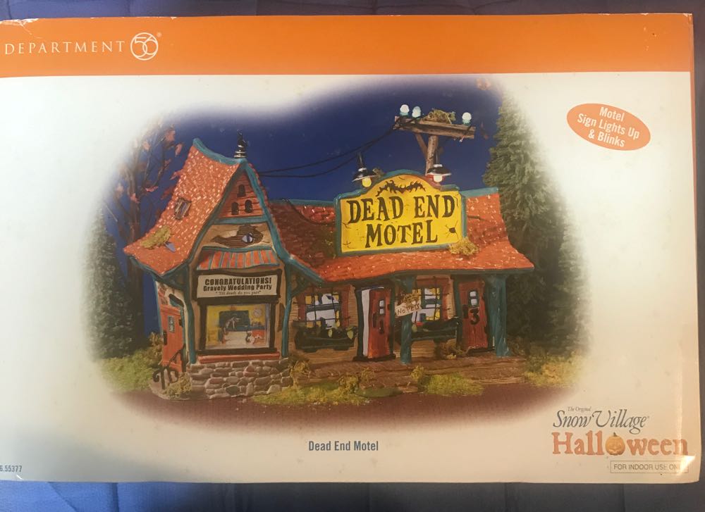 Dead End Motel - Snow Village Halloween (Halloween) ornament collectible [Barcode 734409331570] - Main Image 1