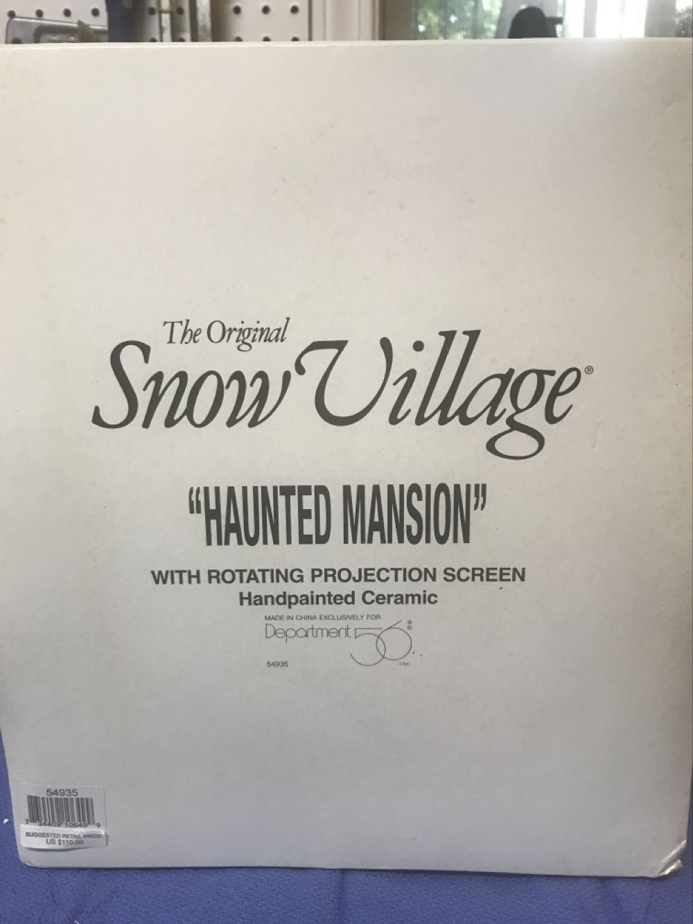 Haunted Mansion - Snow Village (Halloween) ornament collectible [Barcode 734409106499] - Main Image 2