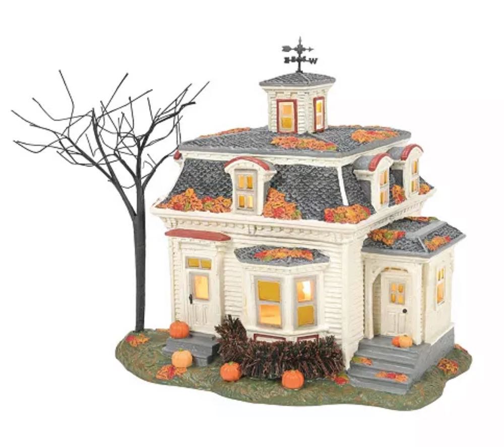 Haunted Mansion - Snow Village (Halloween) ornament collectible [Barcode 734409106499] - Main Image 3