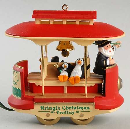 Kringle Trolley - Magic (Penguin, Santa, Trolley, Legacy Cord) ornament collectible [Barcode 015012116199] - Main Image 2