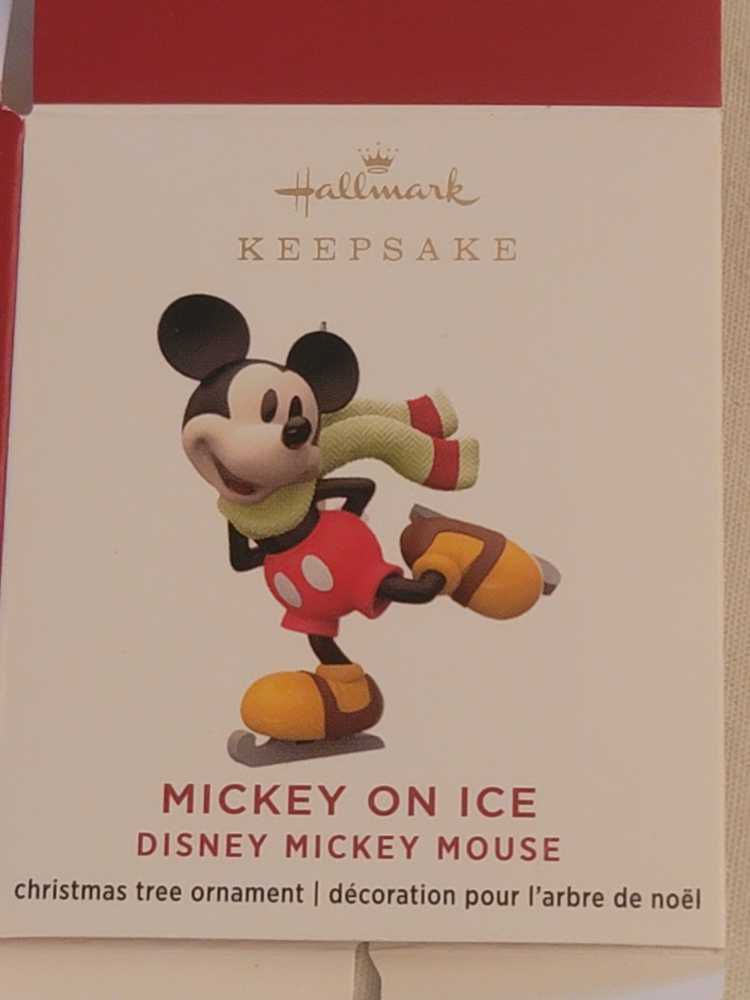 Mickey on Ice Mini - Minature (Disney) ornament collectible [Barcode 763795535767] - Main Image 2