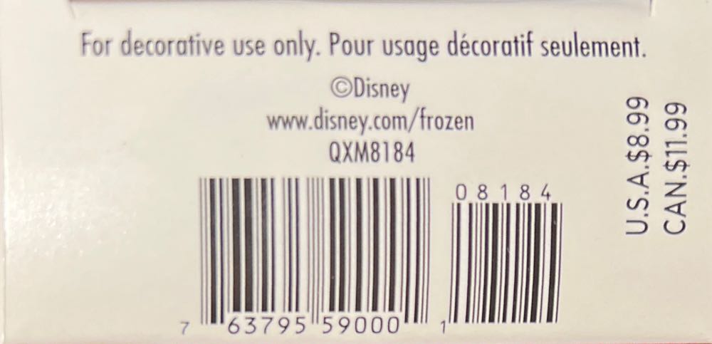Elsa - Miniature Frozen (Frozen) ornament collectible [Barcode 763795590001] - Main Image 4