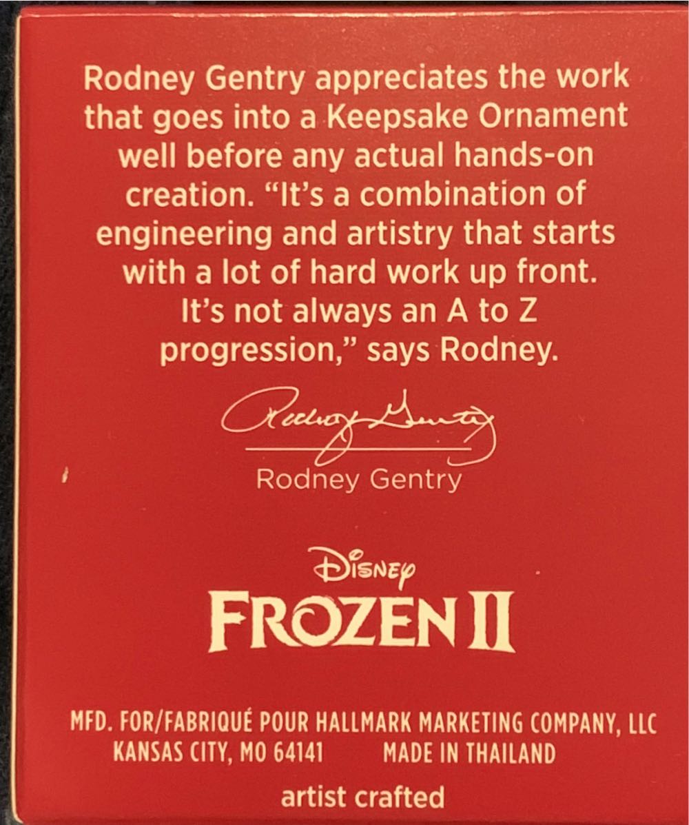 Olaf - Disney (Miniature) ornament collectible [Barcode 763795551620] - Main Image 2