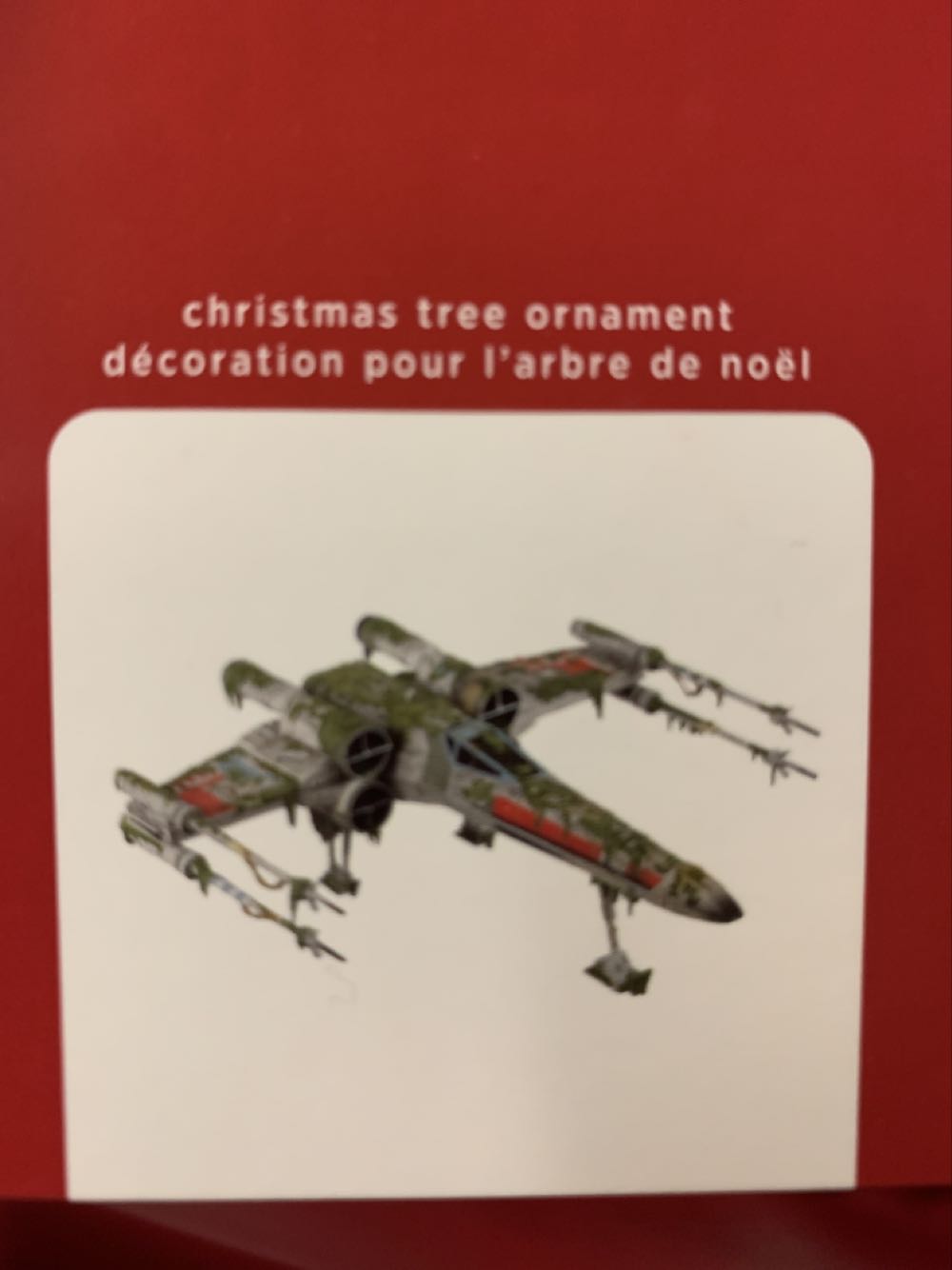 Star Wars: X-Wing Starfighter On Dagobah - Star Wars (Star Wars) ornament collectible [Barcode 763795600953] - Main Image 2