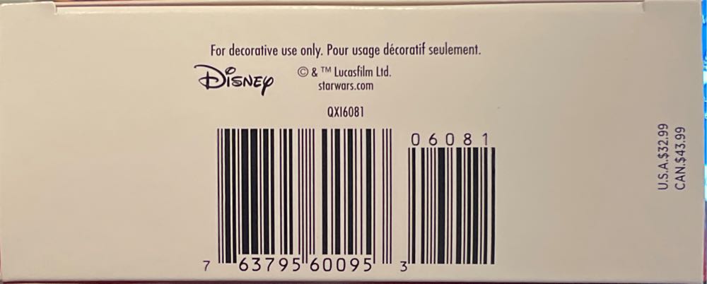 Star Wars: X-Wing Starfighter On Dagobah - Star Wars (Star Wars) ornament collectible [Barcode 763795600953] - Main Image 3