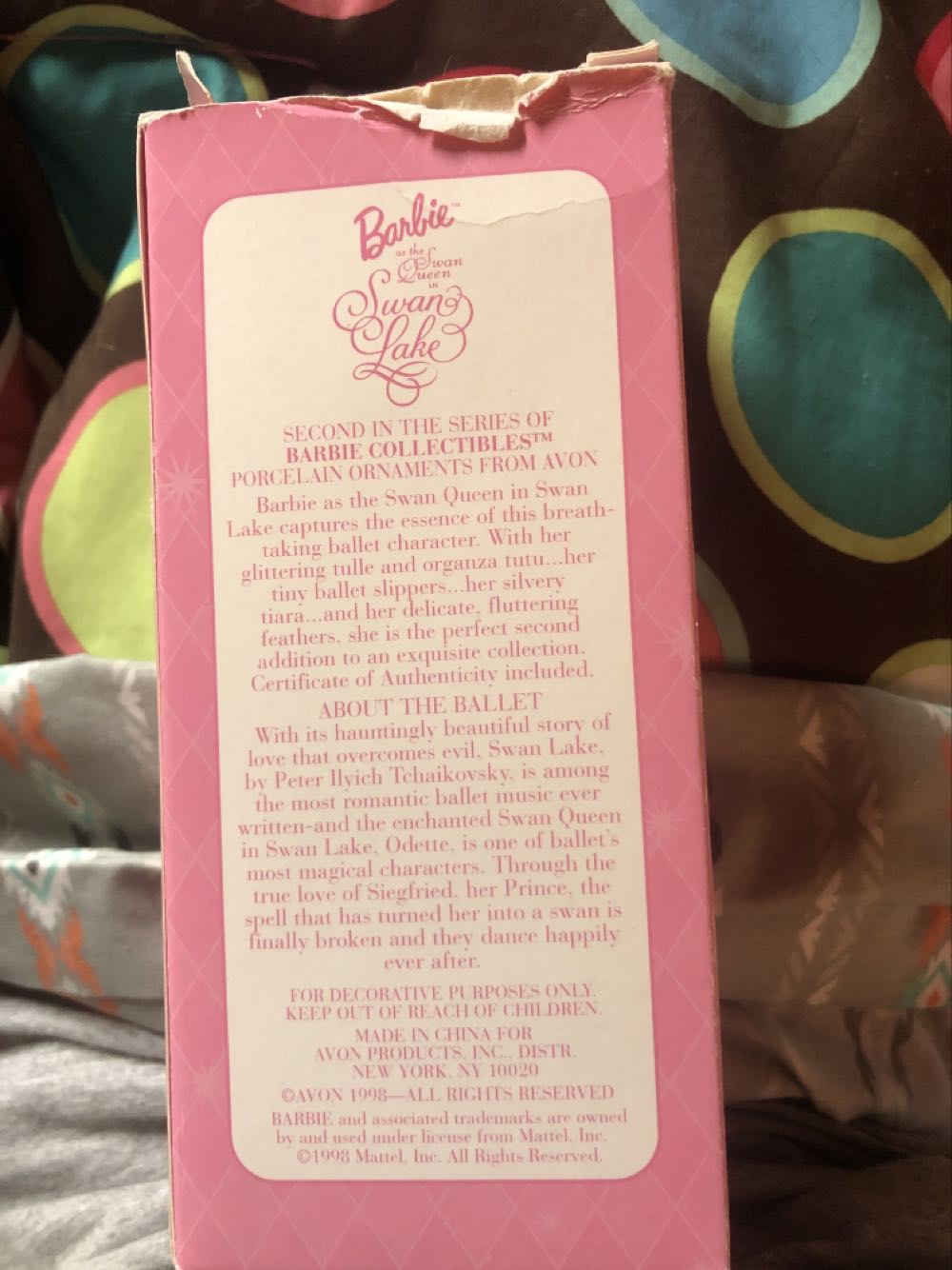 Barbie As The Swan Queen - Avon Barbie Ornament ornament collectible - Main Image 2