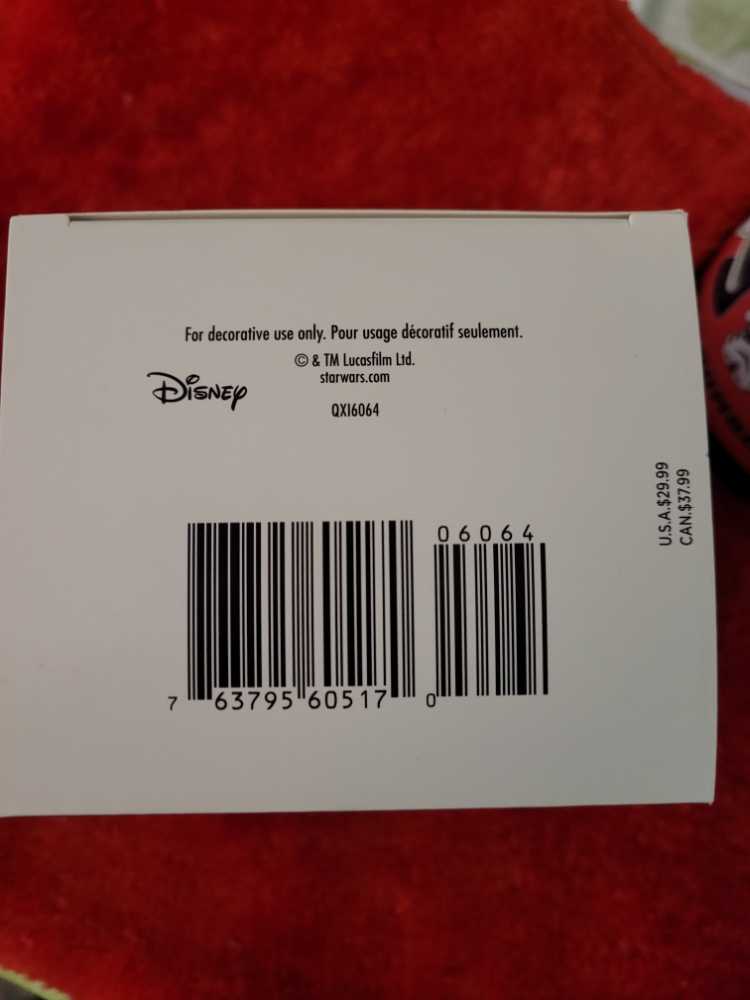 Star Wars 2020 A Lack Of Faith - Star Wars (Star Wars: A New Hope) ornament collectible [Barcode 763795605170] - Main Image 4