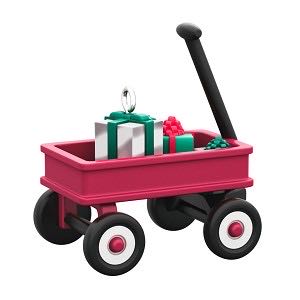 WEE RED WAGON Mini Ornament - Games & Toys (Hanging Ornament: Miniature) ornament collectible [Barcode 763795591701] - Main Image 3