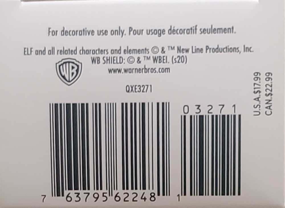 Elf: Leon The Snowman - Elf - The Movie (Snowman) ornament collectible [Barcode 763795622481] - Main Image 4