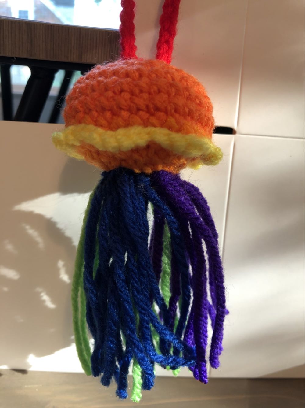 Rainbow Jellyfish  (Pride) ornament collectible - Main Image 1