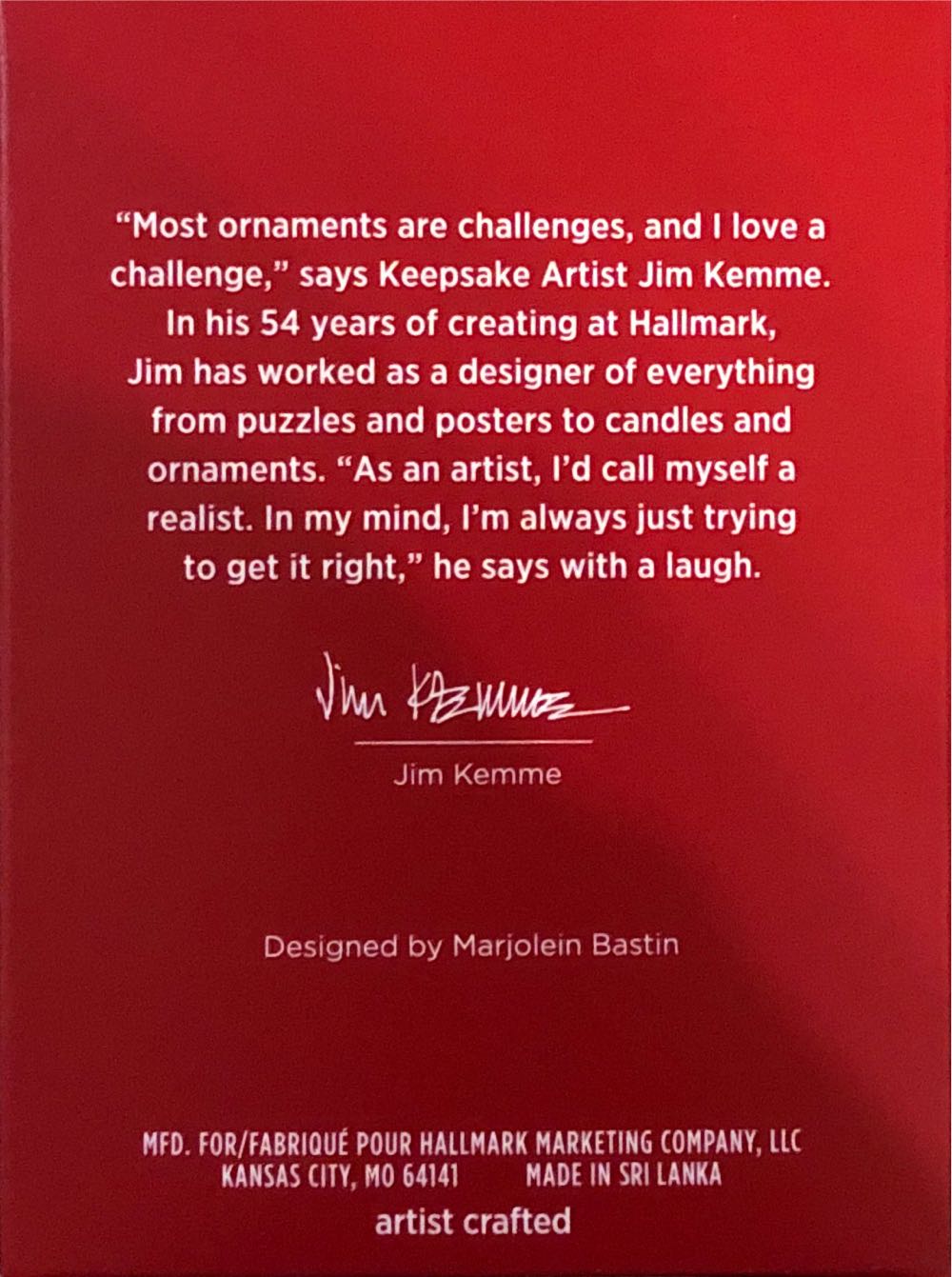 Sledding Snow Bunny #7 Marjolein’s Garden - Marjolein’s Garden Series (Marjolein Bastin, Bunny, Sled) ornament collectible [Barcode 763795590131] - Main Image 2