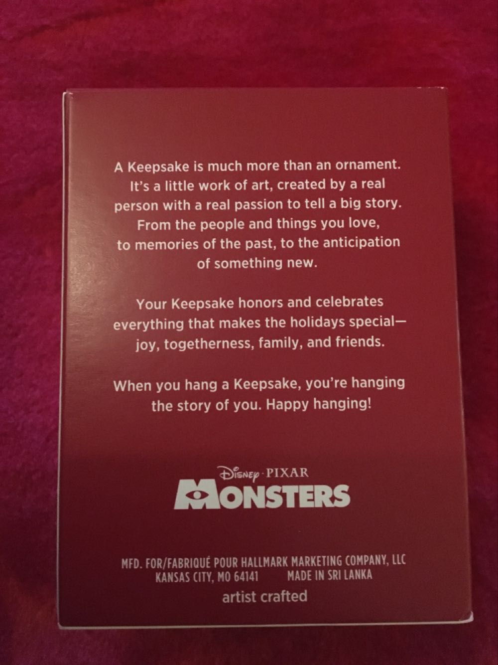 Boo And Little Mikey - Disney Monsters Inc. (Disney) ornament collectible [Barcode 763795556656] - Main Image 2