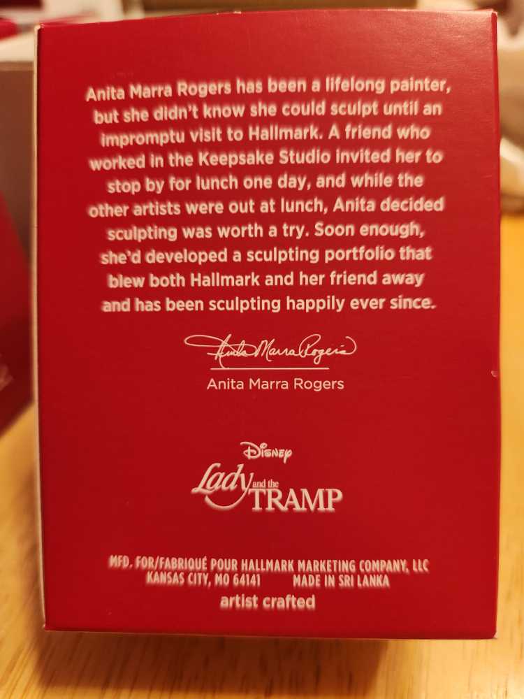 Disney Lady And The Tramp 65th Anniversary - Disney Lady And The Tramp (Disney) ornament collectible [Barcode 763795554164] - Main Image 2