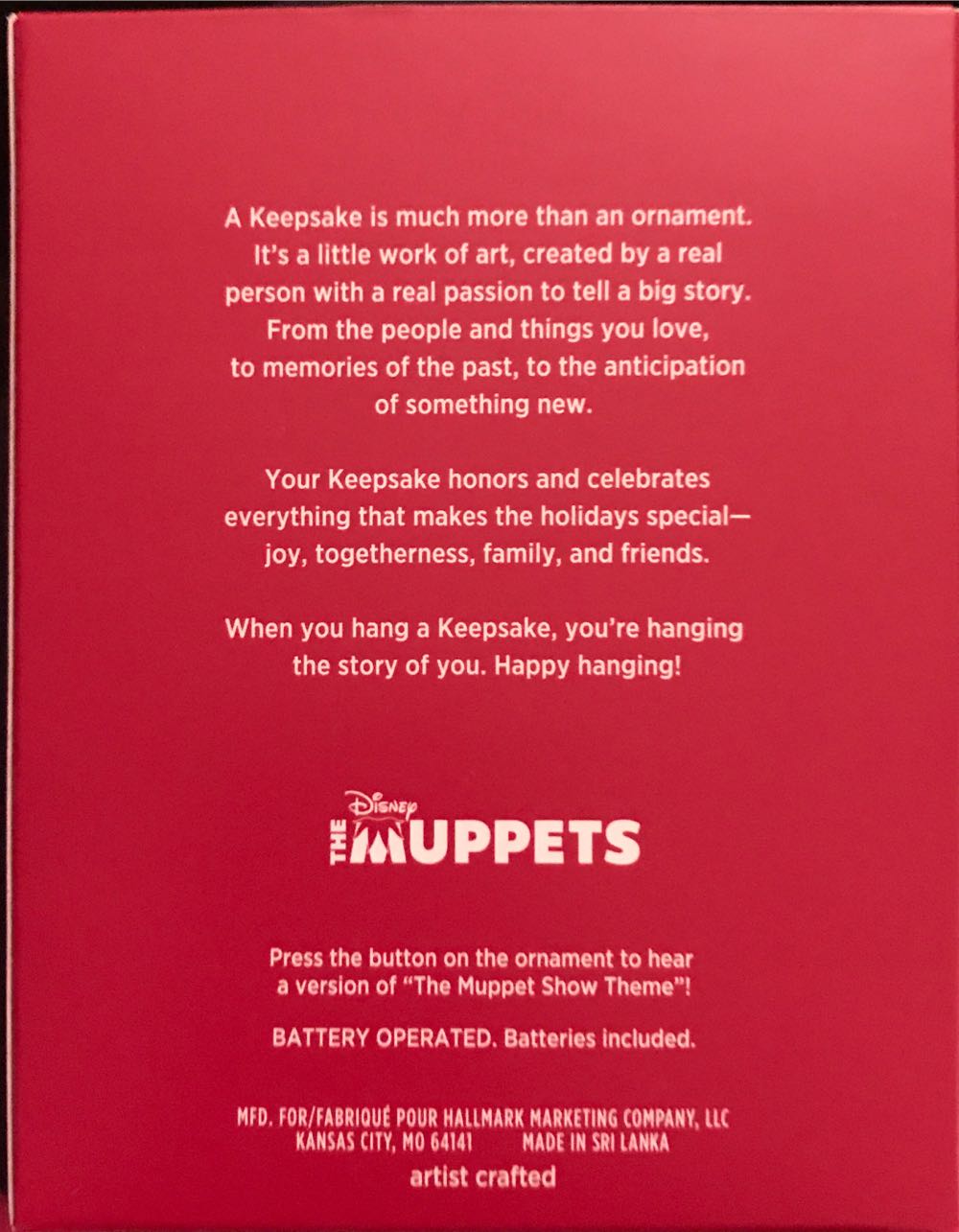 The Muppet Show - Muppets (The Muppet Show) ornament collectible [Barcode 763795590117] - Main Image 2