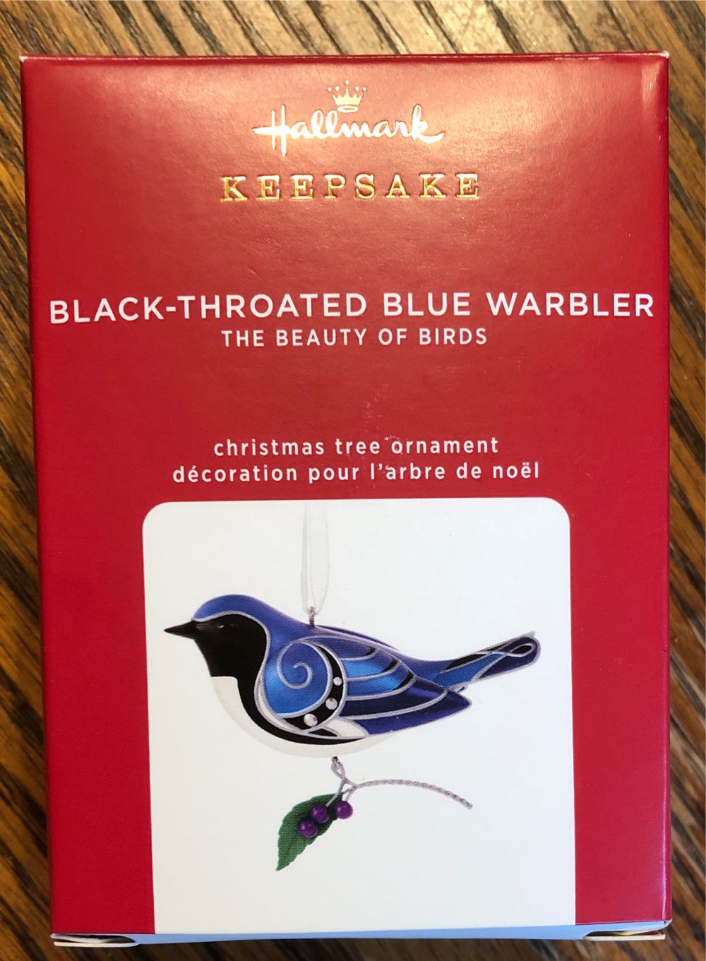 Black-Throated Blue Warbler 2020 - Beauty Of Birds (16th In Series) ornament collectible [Barcode 763795562787] - Main Image 2