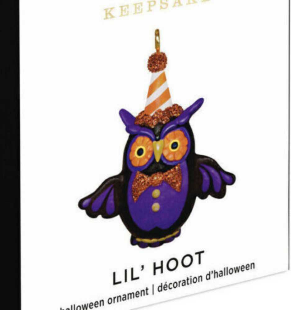 Halloween Collection Miniature Lil Hoot - Halloween Miniature (Halloween, Mini) ornament collectible [Barcode 763795600724] - Main Image 3