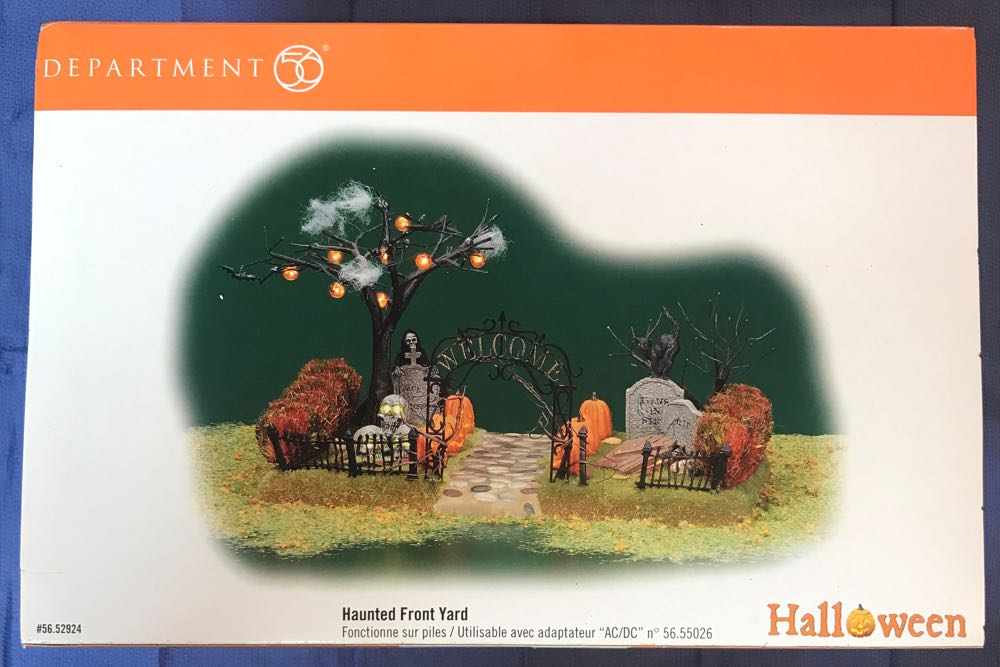 Haunted Front Yard - Halloween (Halloween) ornament collectible [Barcode 734409190924] - Main Image 1