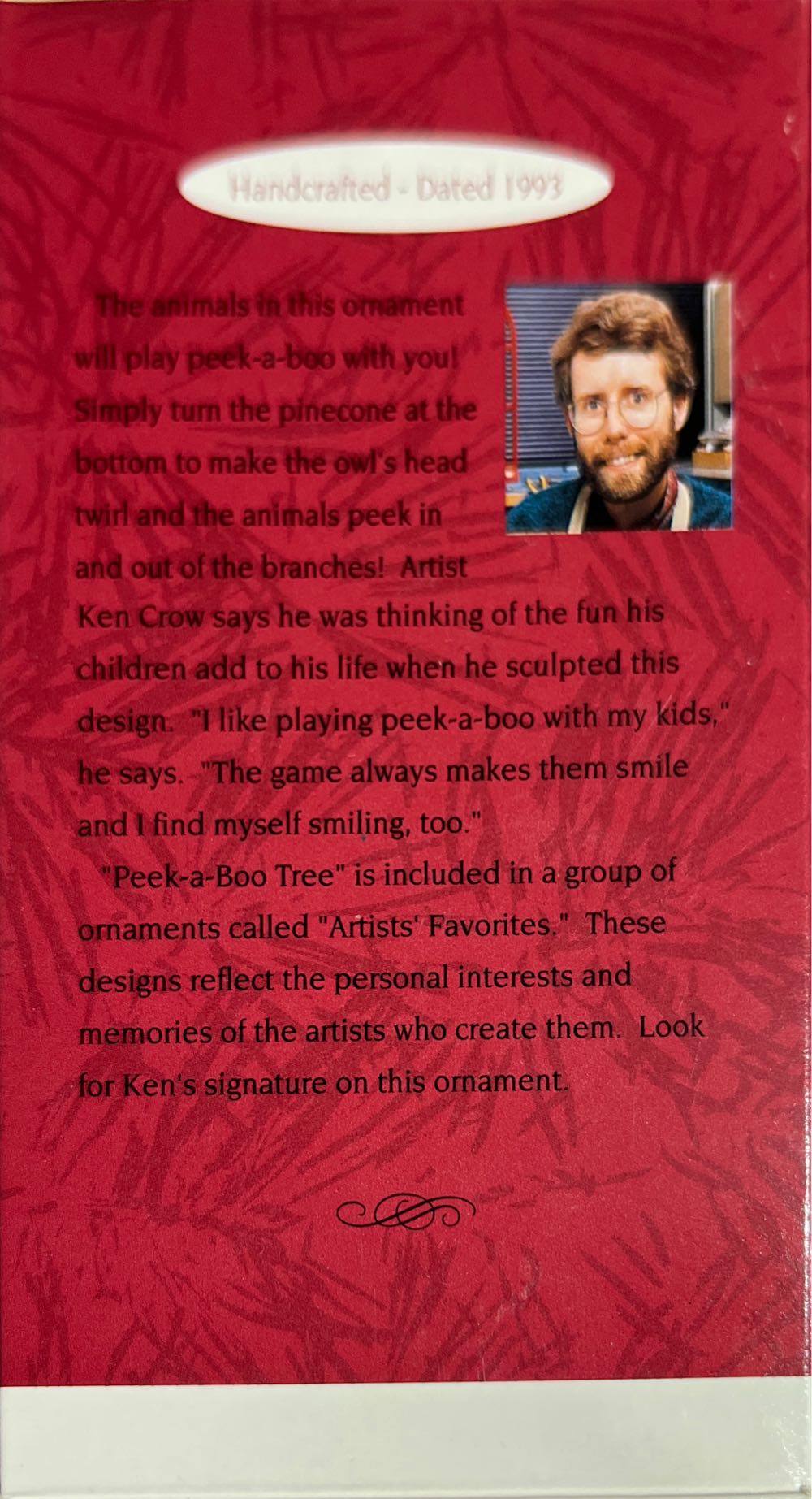 Peek-a-Boo Tree - Artists’ Favorites (Animals) ornament collectible [Barcode 015012027242] - Main Image 2