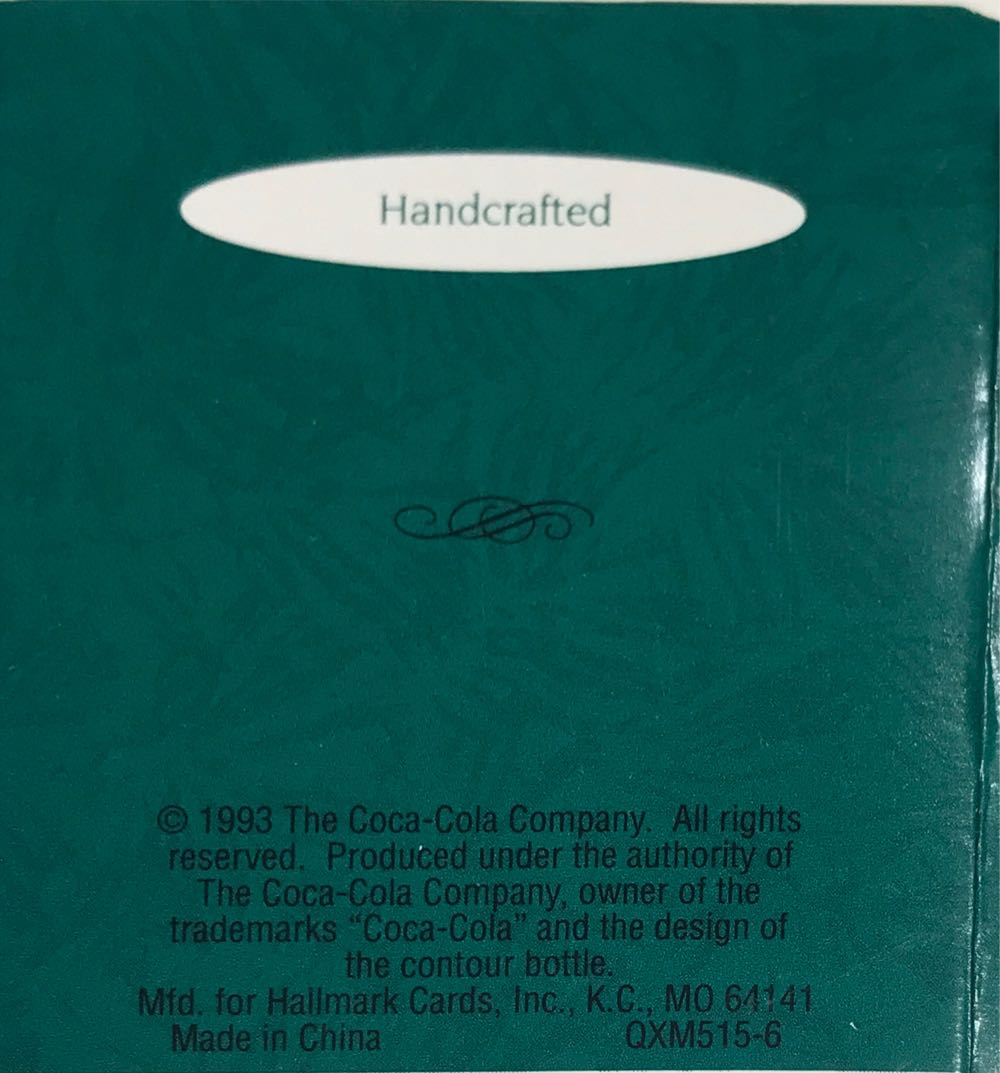 Pour Some More - Miniature (Coca Cola) ornament collectible [Barcode 015012138511] - Main Image 2