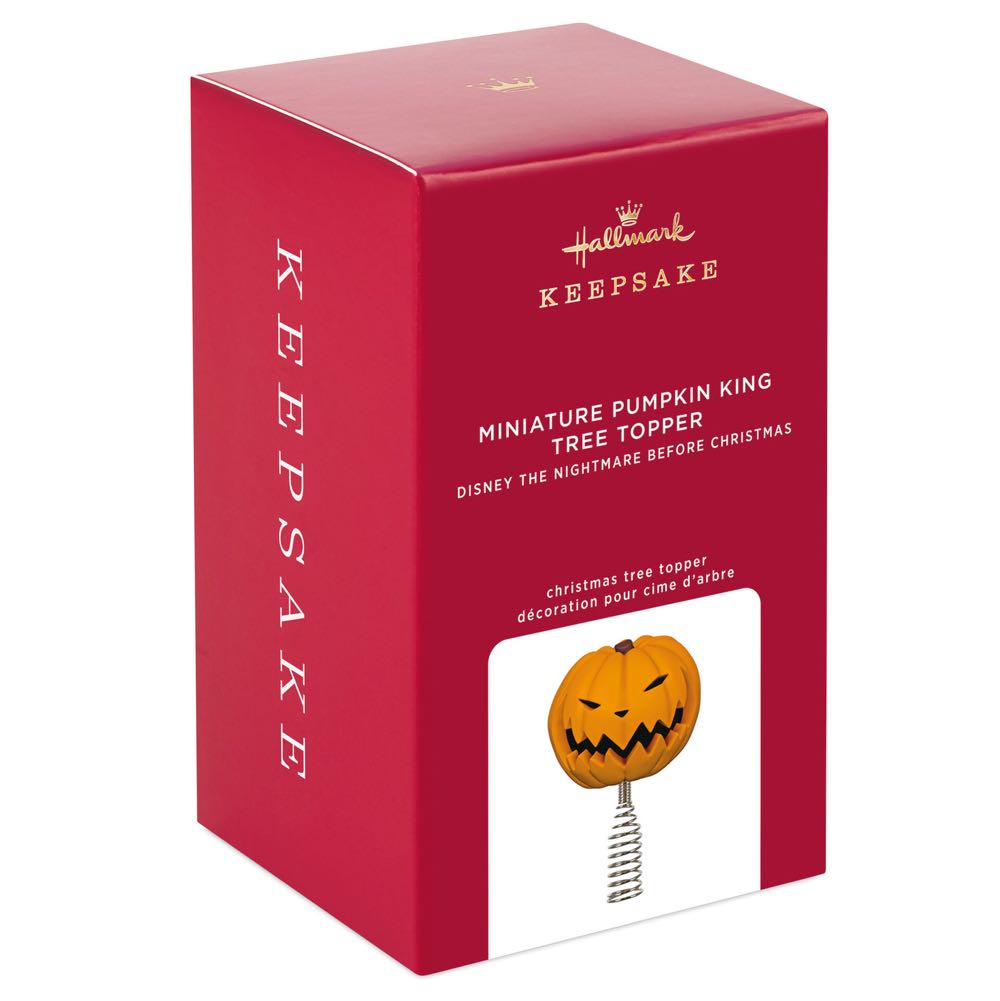 Nightmare Before Christmas 2021 Miniature Pumpkin King tree topper - The Nightmare Before Christmas (Nightmare Before Christmas (Tim Burton)) ornament collectible [Barcode 763795659616] - Main Image 2
