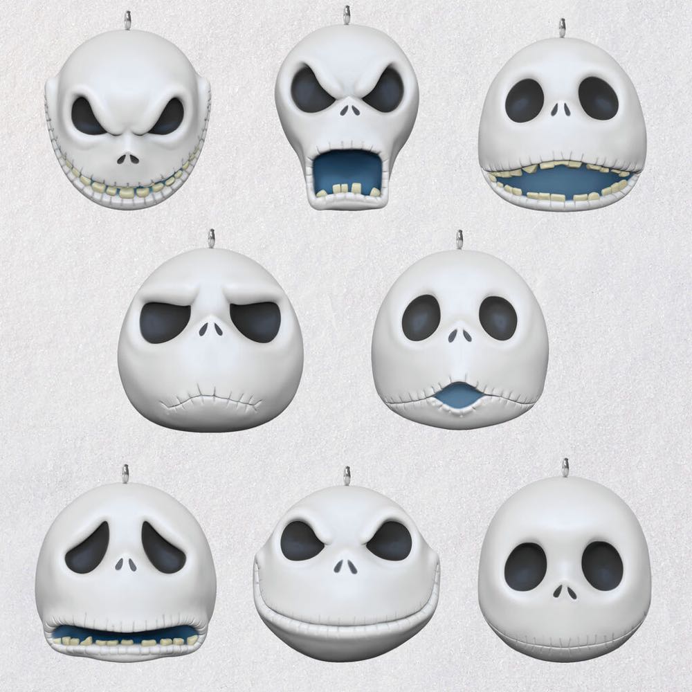 The Many Faces Of Jack Skellington - Disney The Nightmare Before Christmas Collection (The Nightmare Before Christmas) ornament collectible [Barcode 763795659739] - Main Image 3