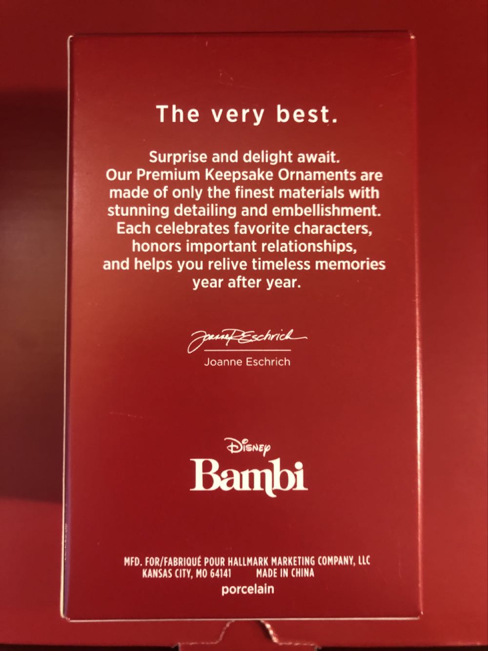 A Mother’s Love - Disney (Bambi) ornament collectible [Barcode 763795557158] - Main Image 2