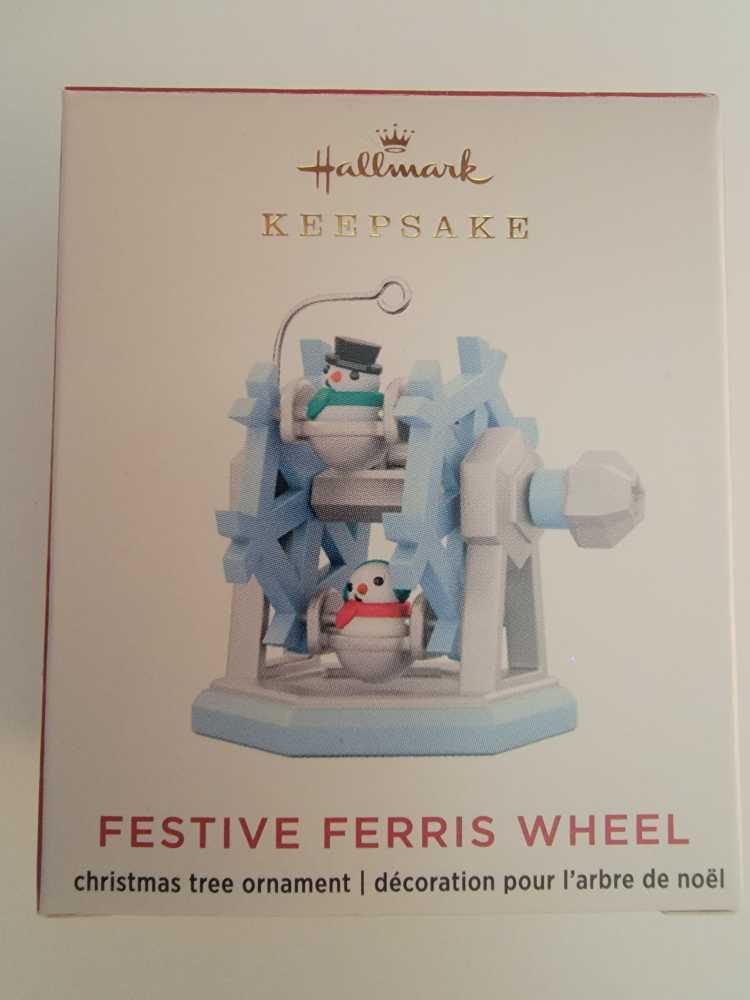 Festive Ferris Wheel - Mini (Miniature) ornament collectible [Barcode 763795600793] - Main Image 3