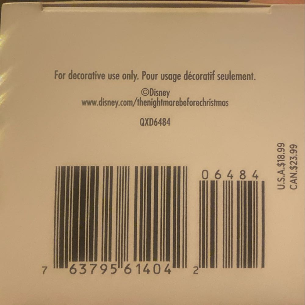 Nightmare Before Christmas 2020 Undersea Gal - The Nightmare Before Christmas (Halloween) ornament collectible [Barcode 763795614042] - Main Image 3