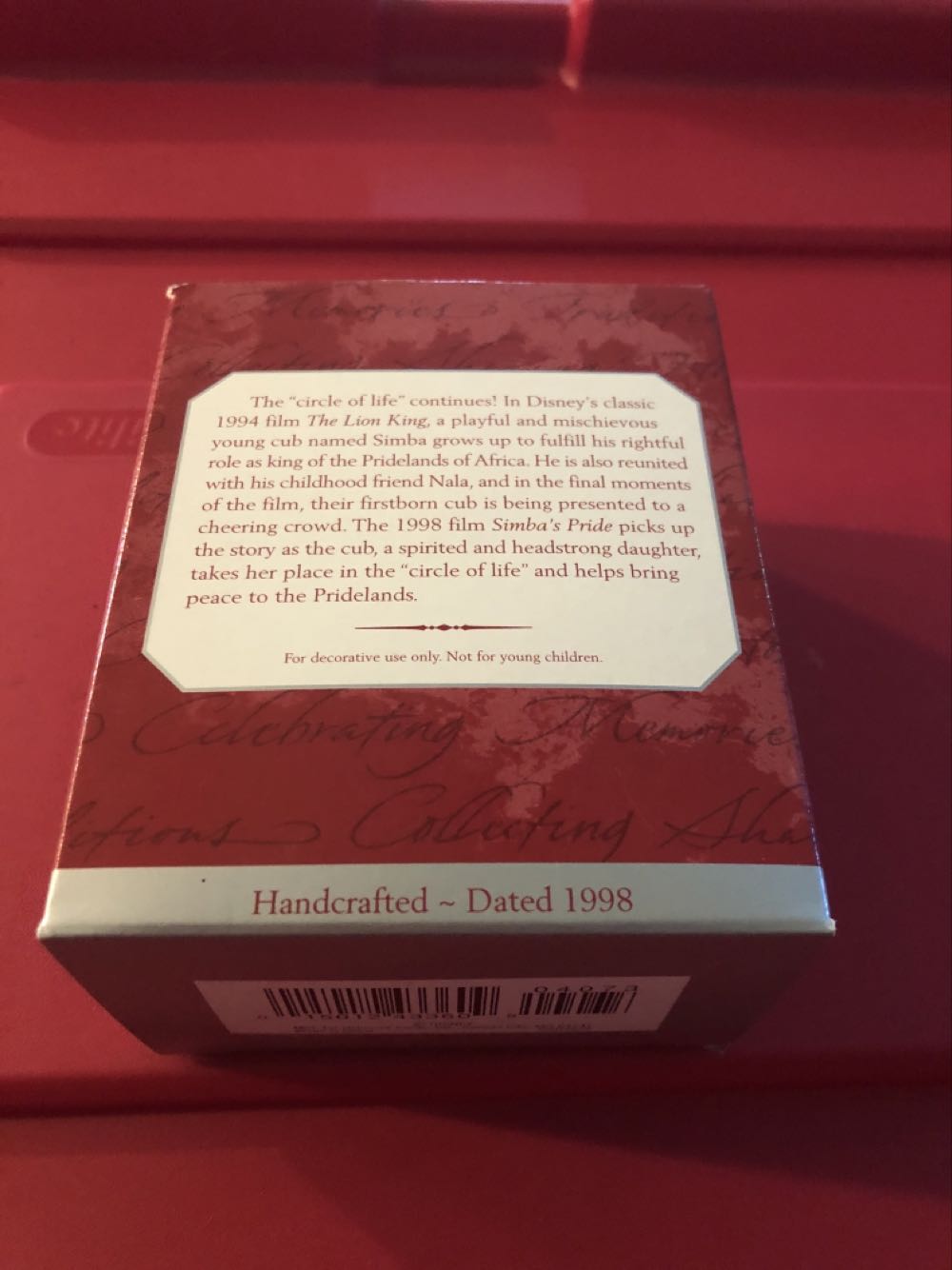 Simba And Nala - Disney The Lion King (Disney) ornament collectible [Barcode 015012433609] - Main Image 2