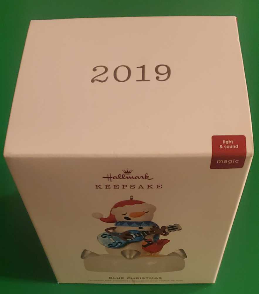 Blue Christmas - Snowman (Santa And Snowmen) ornament collectible [Barcode 763795489282] - Main Image 3