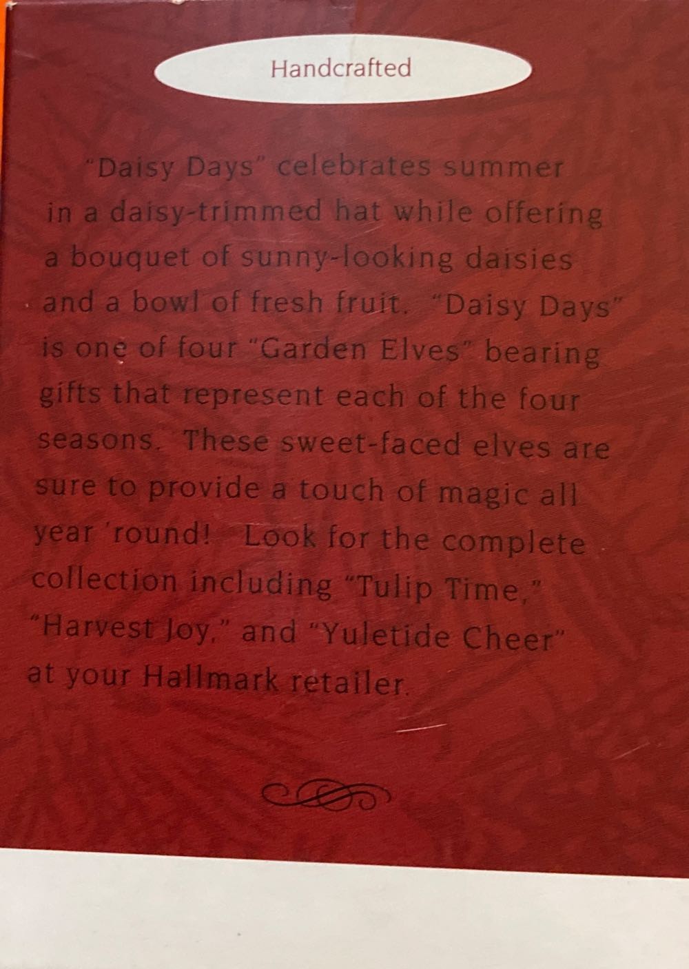 Garden Elves Collection Daisy Days (Summer) - Garden Elves Collection (Daisy Days) ornament collectible [Barcode 015012138733] - Main Image 2