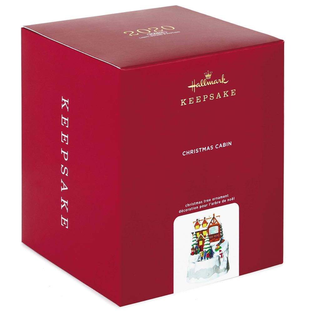 Christmas Cabin - Magic Light, Sound, & Motion (Christmas Cabin And Snow) ornament collectible [Barcode 763795616152] - Main Image 4