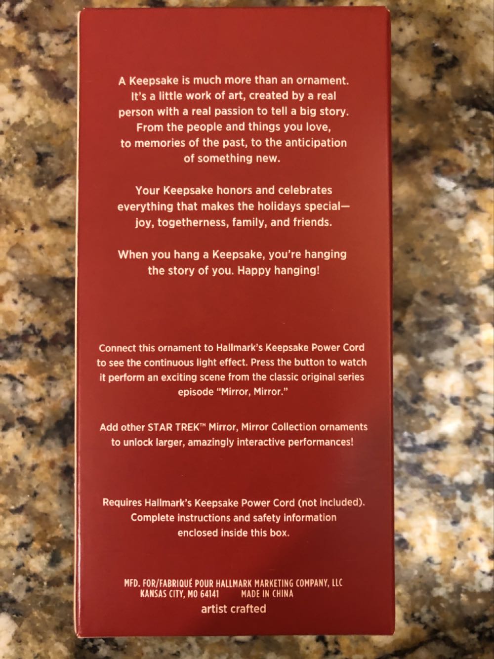 Star Trek Lieutenant Hikaru Sulu - Mirror, Mirror Collection (Star Trek - The Original Series) ornament collectible [Barcode 763795615605] - Main Image 2