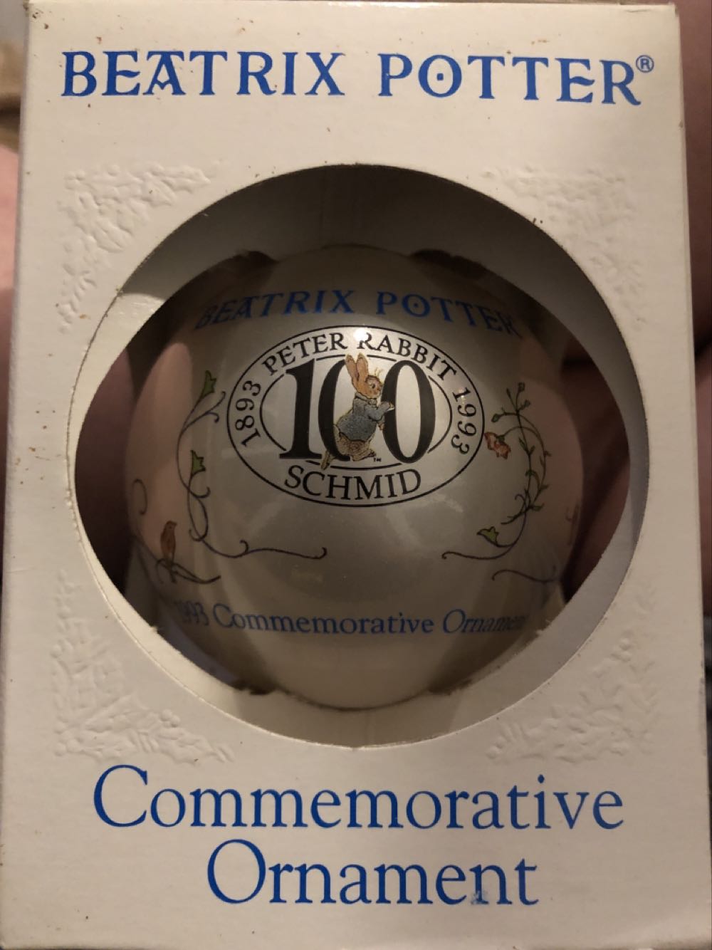 Medium Clear Ball With Diagonal Gold Stripes