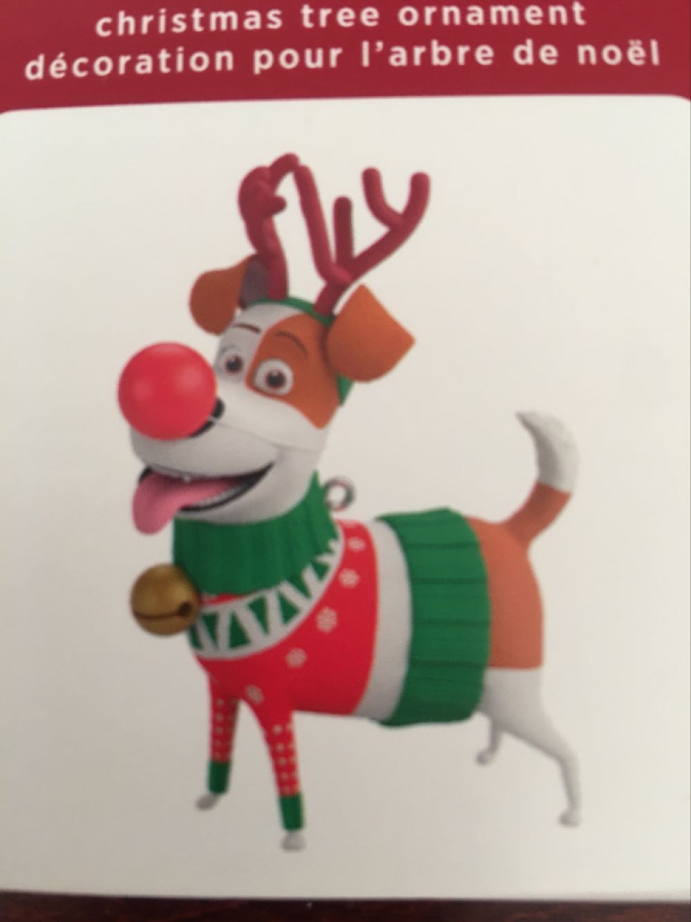 Merry Max - The Secret Life Of Pets - Hallmark Keepsake (Animated Movies and Shows) ornament collectible [Barcode 763795613243] - Main Image 2