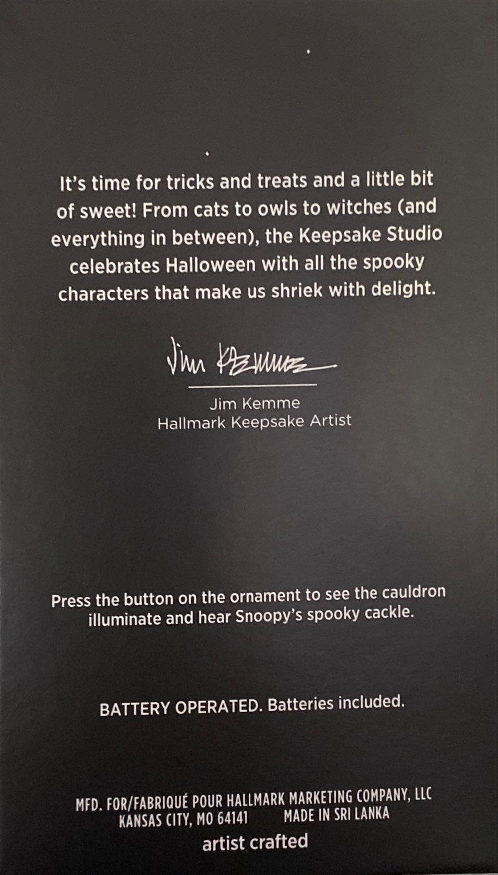 Halloween Collection Peanuts Gang Toil And Trouble - Halloween Peanuts (The Peanuts Gang) ornament collectible [Barcode 763795600939] - Main Image 3