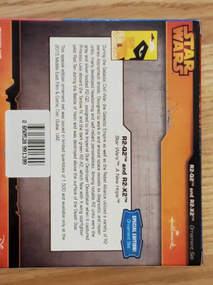 R2-Q2 & R2-X2 - Star  Wars (Star Wars) ornament collectible - Main Image 2