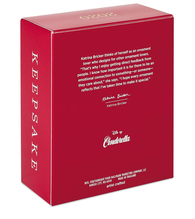 Cinderella: A Perfect Fit Hallmark Keepsake Ornament - Disney Cinderella (Hallmark Keepsake Ornament) ornament collectible [Barcode 763795555888] - Main Image 4