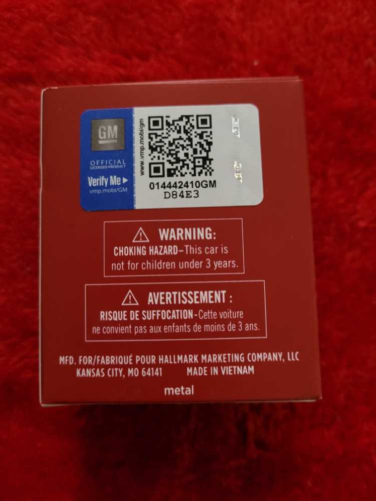 #3 1969 Chevrolet Camaro - Lil’ Classic Cars (Miniature) ornament collectible [Barcode 763795590209] - Main Image 2
