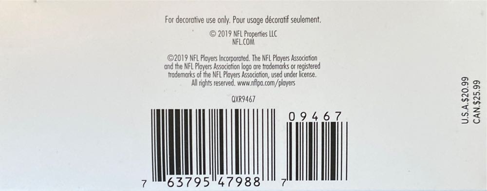 Zach Ertz - Football Legends (NFL) ornament collectible [Barcode 763795479887] - Main Image 2