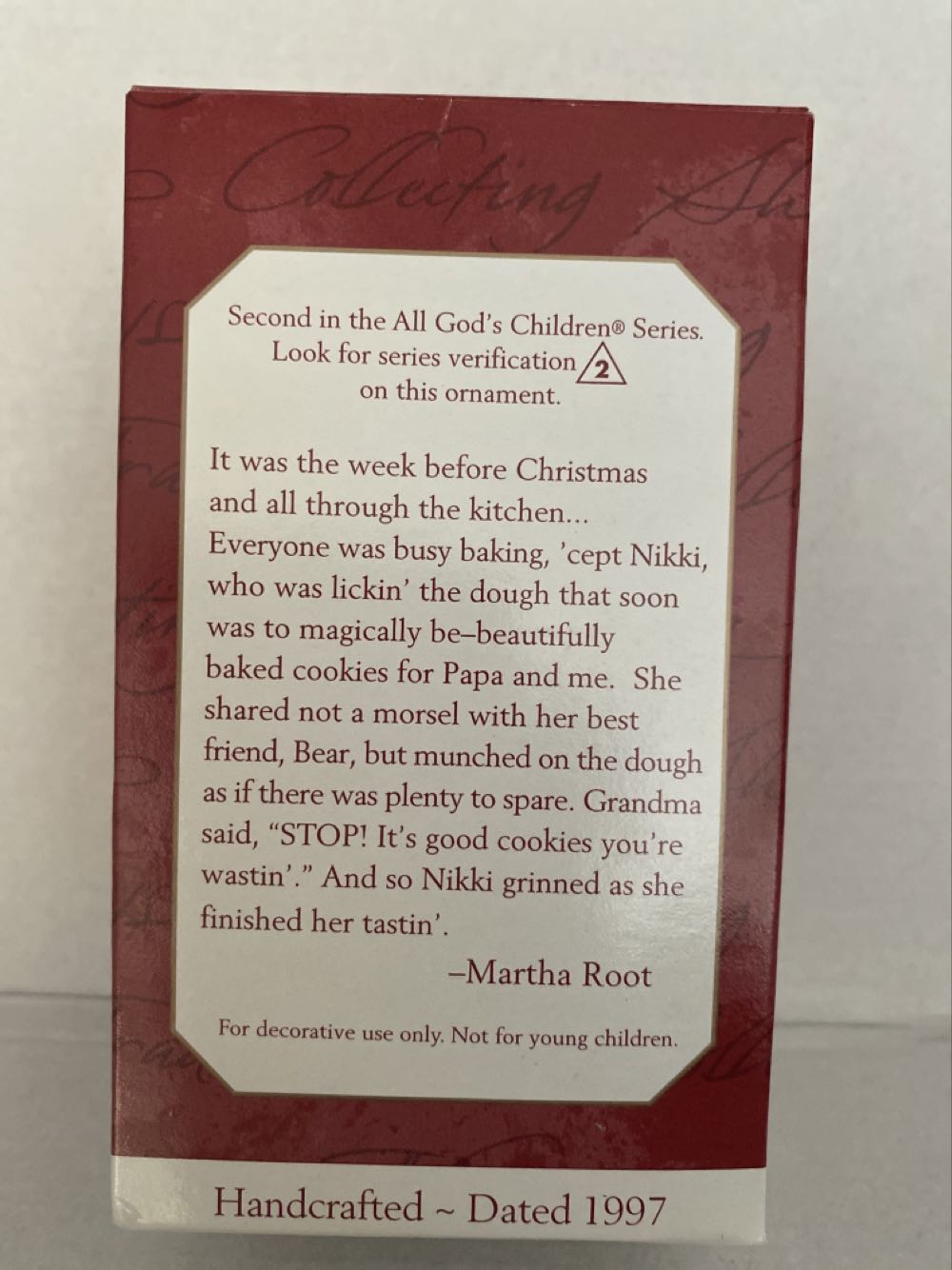 Nikki - All God’s Children - All God’s Children ornament collectible [Barcode 015012372663] - Main Image 2