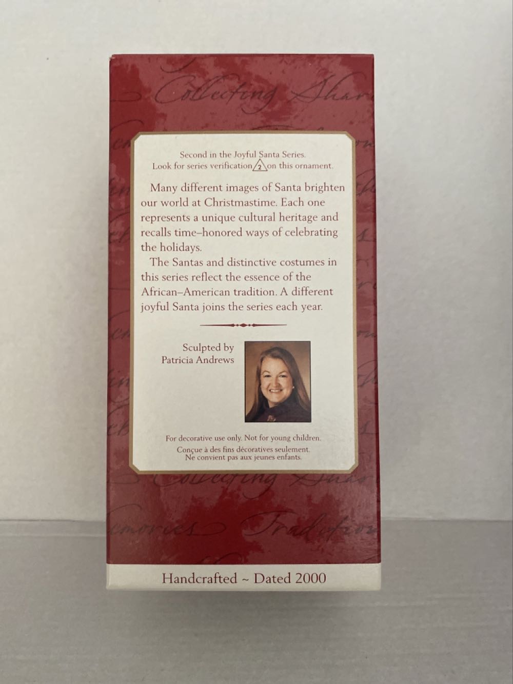 Santa Joyful Santa 2 - Dancing With Red Bird - Joyful Santa (Hallmark Keepsake Ornament Club) ornament collectible [Barcode 015012528916] - Main Image 2