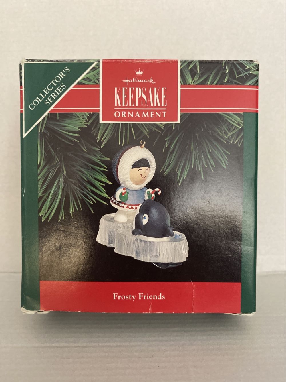 Medium Silver And Gold Ball With White Bands