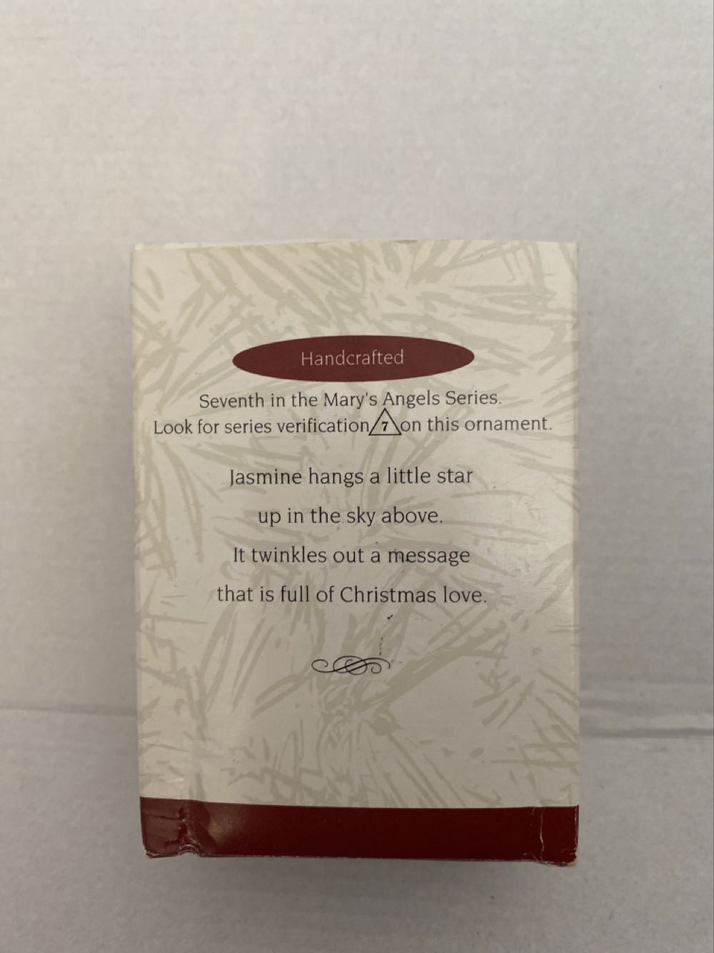 Mary’s Angels #7 Jasmine (1994) - Mary’s Angels (Angels) ornament collectible [Barcode 015012117424] - Main Image 2