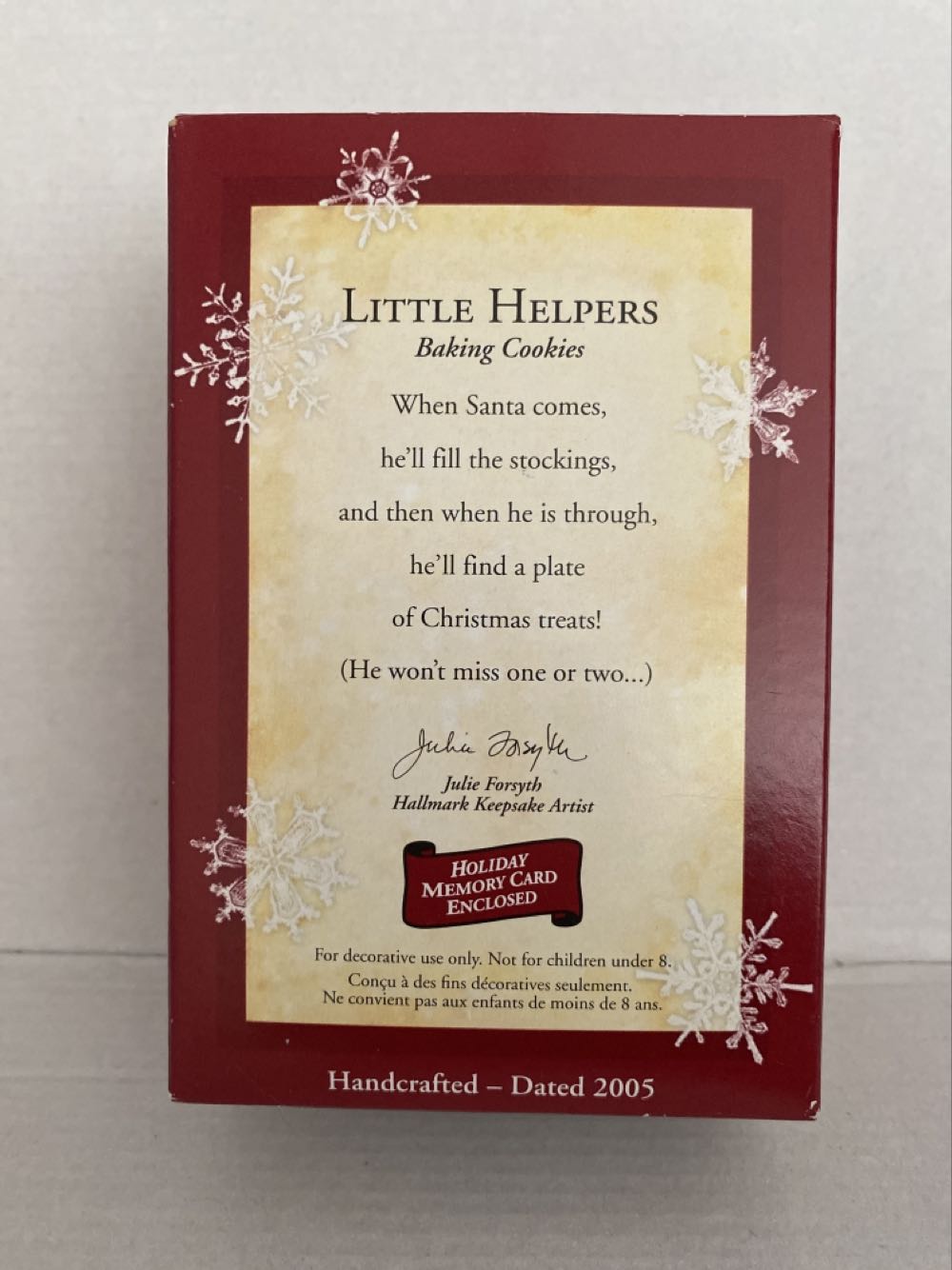 Little Helpers - Baking (Kids) ornament collectible [Barcode 015012881202] - Main Image 2